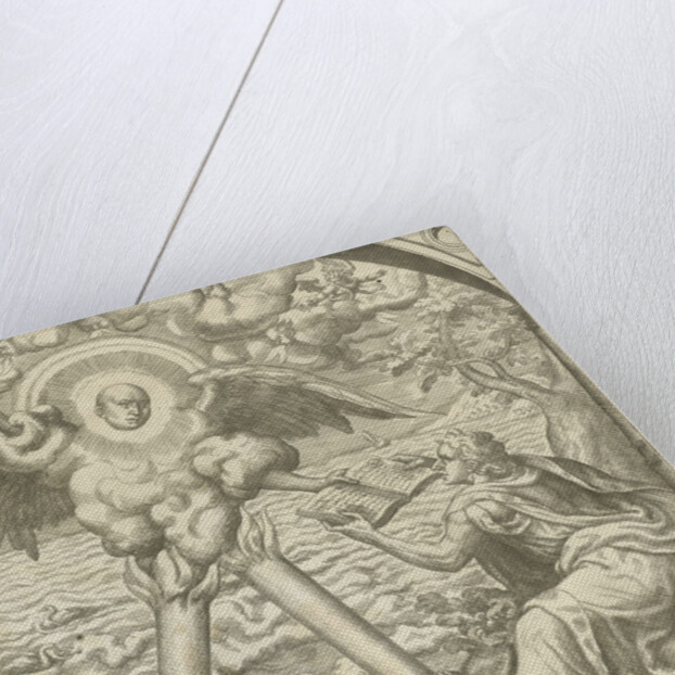 John receives the sacred writings of an angel by Gerard P. Groenning