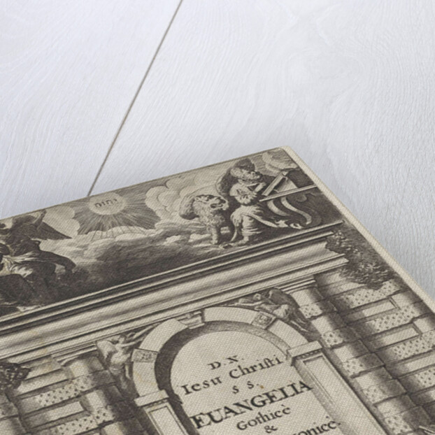 Four Evangelists around a gateway by Johannes van Esch I