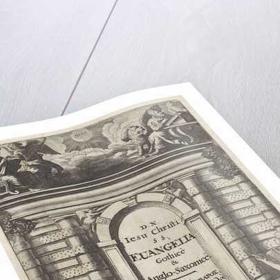 Four Evangelists around a gateway by Johannes van Esch I