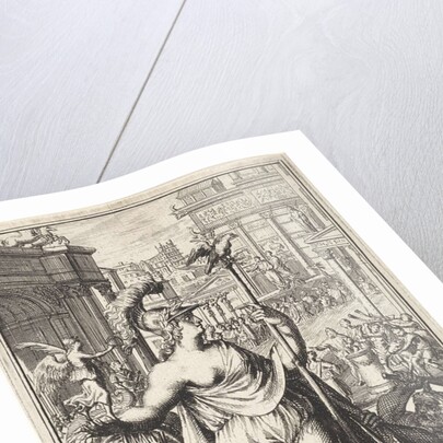 Personification of the city of Rome by Adriaen Schoonebeek