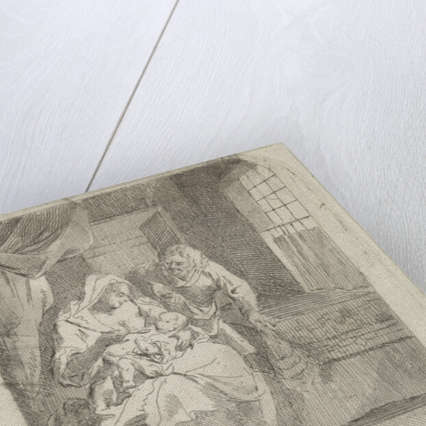 Holy Family in an Interior by Aert Schouman