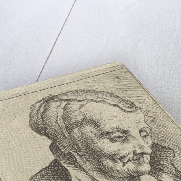 Portrait of an old woman by Peter Snijers