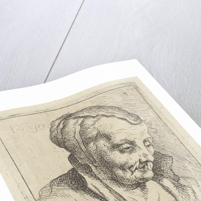 Portrait of an old woman by Peter Snijers