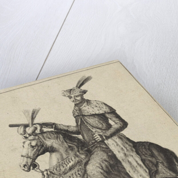 Equestrian Portrait of Imre Thököly by Nicolaes Visscher II