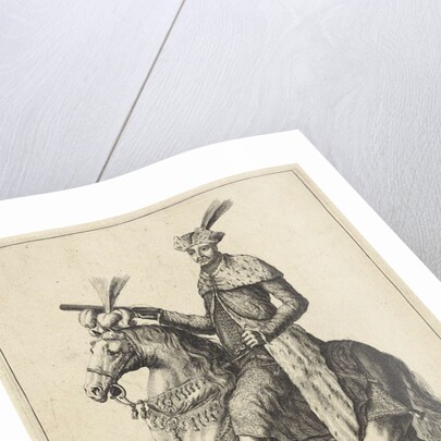 Equestrian Portrait of Imre Thököly by Nicolaes Visscher II