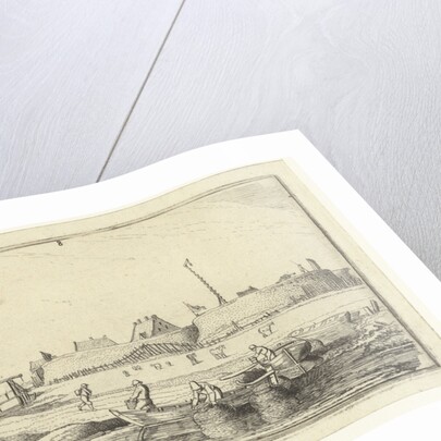 Rowing boats with fishermen for a fort on the Scheldt by Anonymous