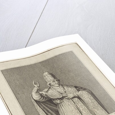 Portrait of Pope Pius VII by Jan Gerritsz. Visser