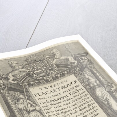 Altar with allegorical figures by Raad van Vlaanderen