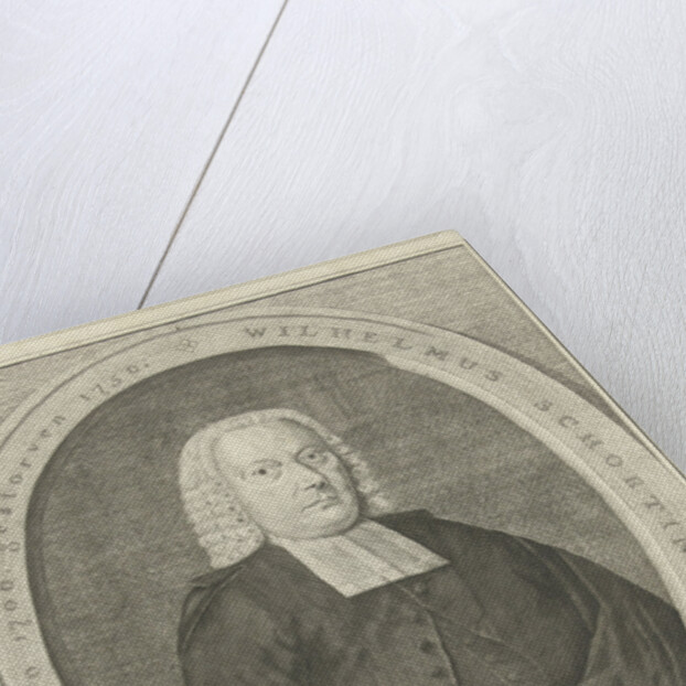 Portrait of the pastor Wilhelmus Schortinghuis, A. Durleu, Jurjen Spandaw by J. Bolt