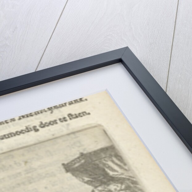 Figure on bedside table and with medicine bottle by Arnold Houbraken