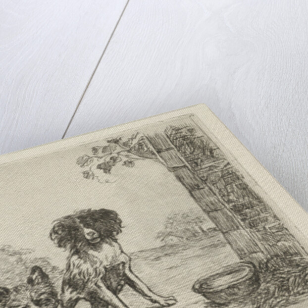 Two dogs by David van der Kellen II