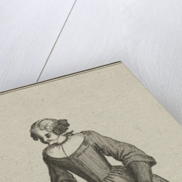 Skating woman by Bernard Picart