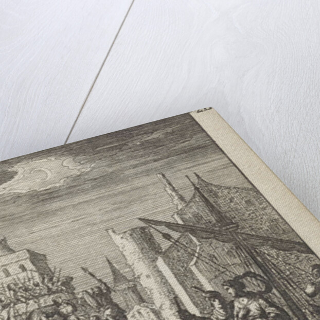 Galley at the storming of a castle by Gerrit van Goedesberg