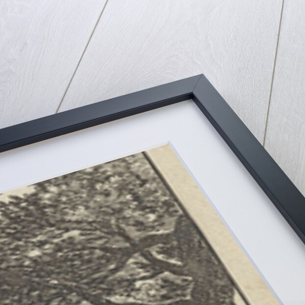 In a park left a huntress with a bow, for her is a man in armor on the ground, he is probably the horse behind her cases, further on is his helmet by Abraham Dircksz Santvoort