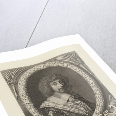 Portrait of Jean Baptiste Budes Earl of Guebriant by Robert Nanteuil