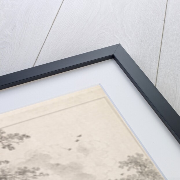 Two hikers and a farm by Leendert Overbeek