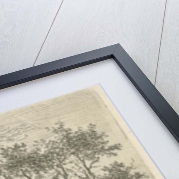 Farms among the trees by Gerrit Jan Michaelis