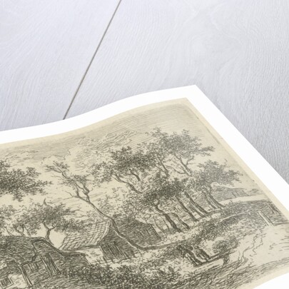 Farms among the trees by Gerrit Jan Michaelis