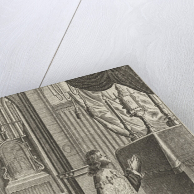 Emperor Maximilian pray before the Blessed Sacrament, 10 by Henry Aertssens