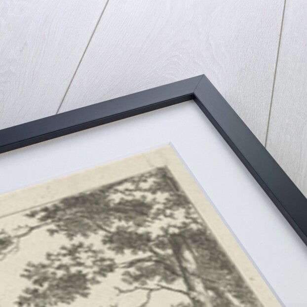 Fercard king of Scotland kills a wolf by Arnold Houbraken