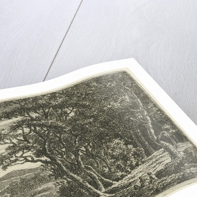 Two children sitting at a forest edge by Ernst Willem Jan Bagelaar