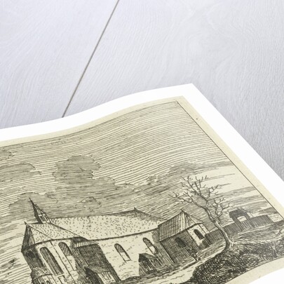 View of a chapel in Zellingen am Main Germany by Ernst Willem Jan Bagelaar