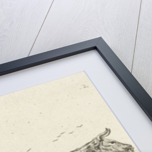 Two cows with two shepherds by Ernst Willem Jan Bagelaar