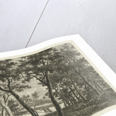 Wooded Landscape with Two Children by Ernst Willem Jan Bagelaar