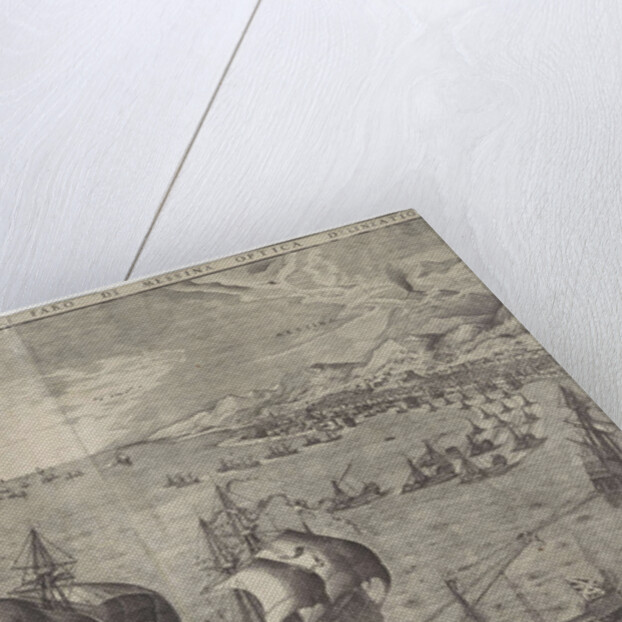 Battle in the Strait of Messina by Anonymous