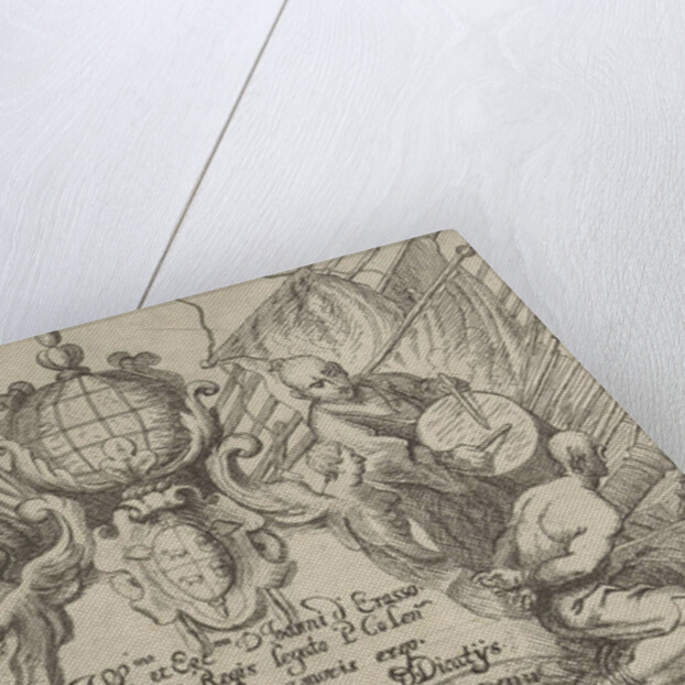 Slaves and Asian figures on both sides of a cartridge by T. D. Dicatys