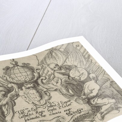 Slaves and Asian figures on both sides of a cartridge by T. D. Dicatys