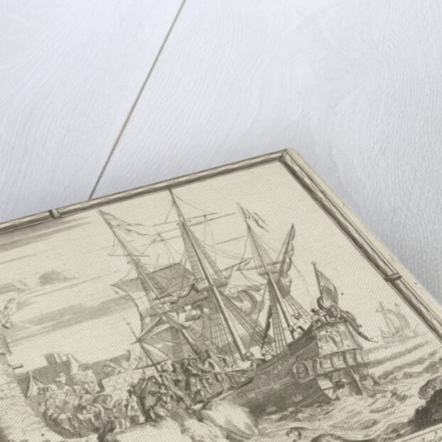 Flight of James after his defeat at the Boyne, 1690, Hugo Allard by States of Holland and West Friesland