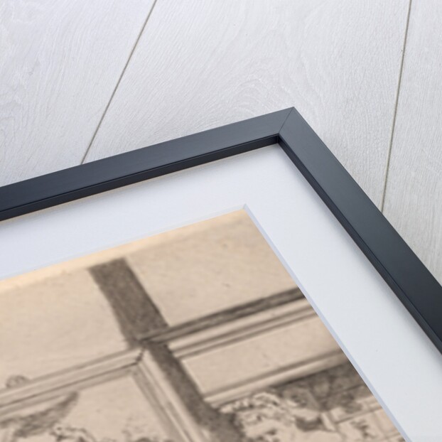 A woman sitting on the lap of a man by William Basse