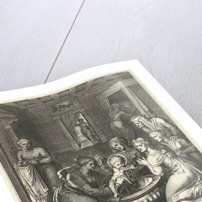 Thomas eats a paper with Ave Maria by Otto van Veen