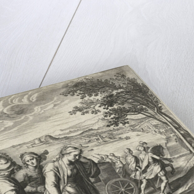 Thomas mother looking for him in Naples by Otto van Veen