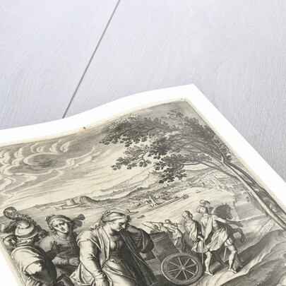 Thomas mother looking for him in Naples by Otto van Veen