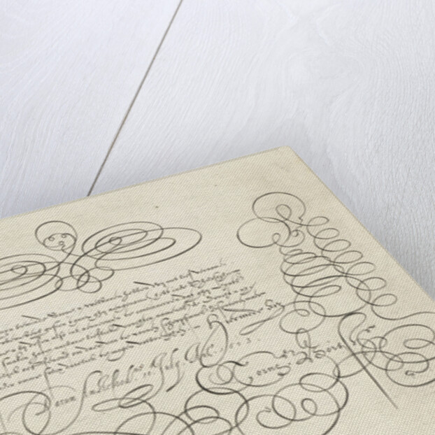 Calligraphy Lenicus mijn bemind soone by Anonymous