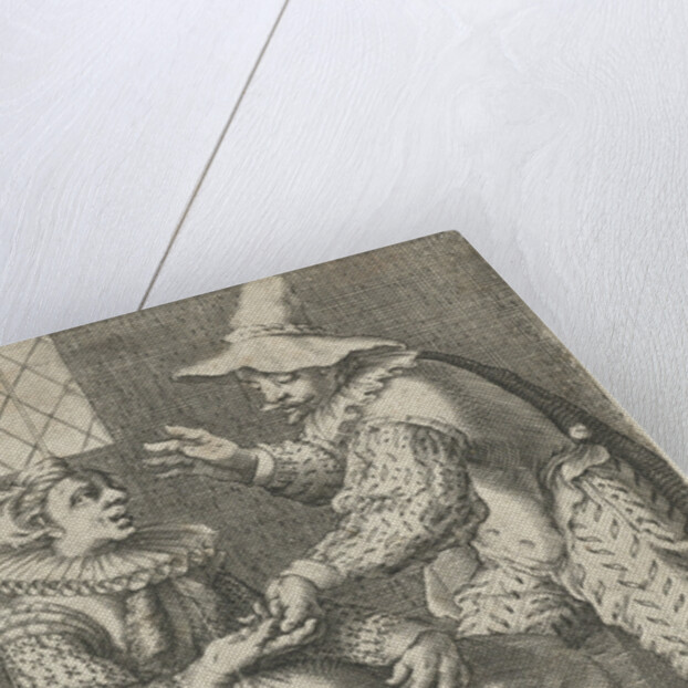 The unequal love couple: Old woman and young man by Jacques Honervogt I