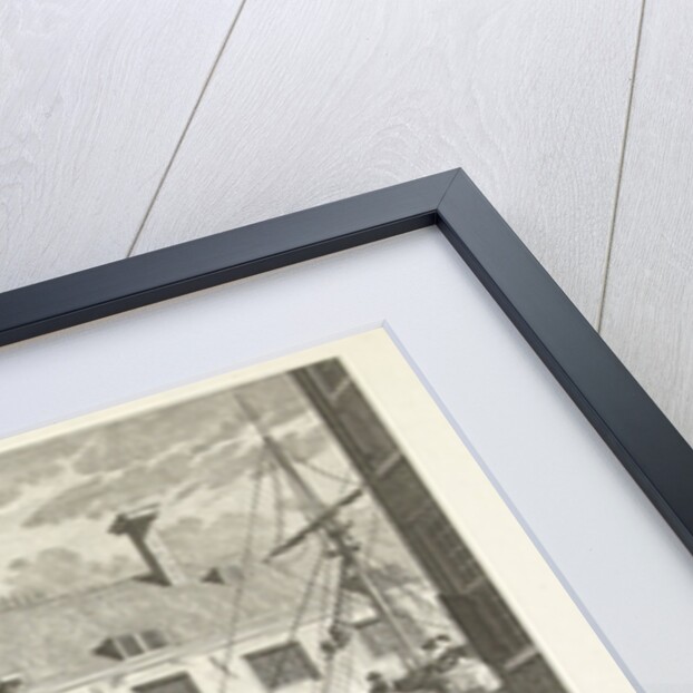 Cityscape with Naval College in Amsterdam by Willem Vermandel