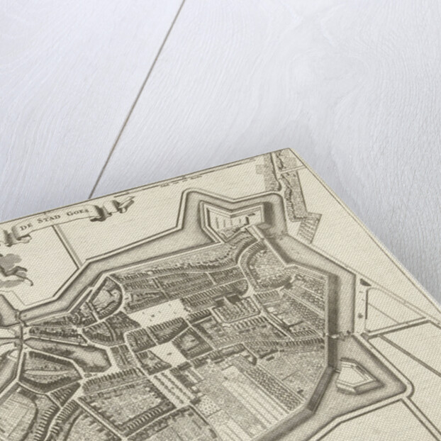 Plan of the city of Goes by C. de Bye