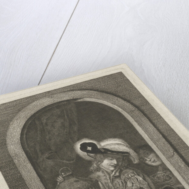 Boy with birdcage by Joannis Jacobus Bijlaert