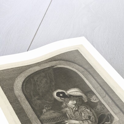 Boy with birdcage by Joannis Jacobus Bijlaert