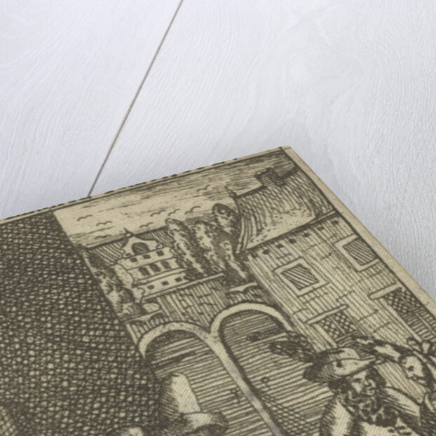 Shoemaker at work by H. de Cocq