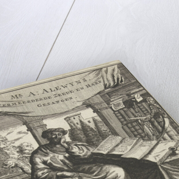 Poet at work by Caspar Luyken