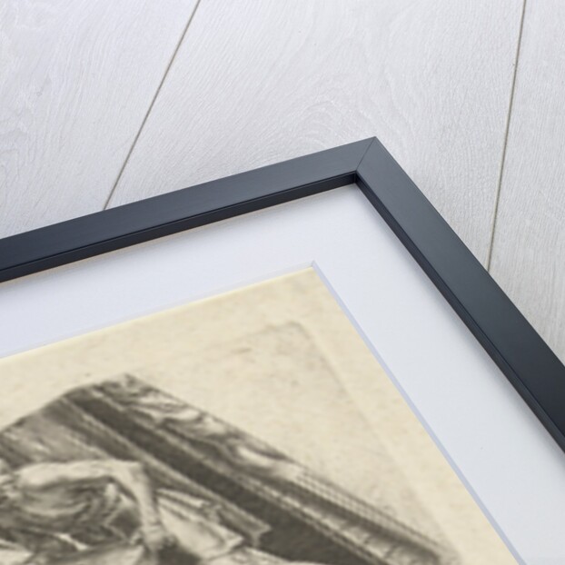 Jacob gets the paternal blessing of Isaac by Julius Goltzius