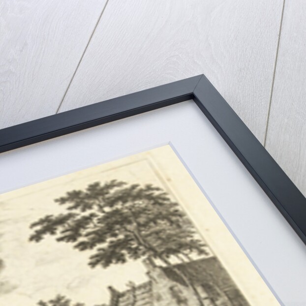 Cows and sheep lying in meadow for farm by Johannes van Cuylenburgh