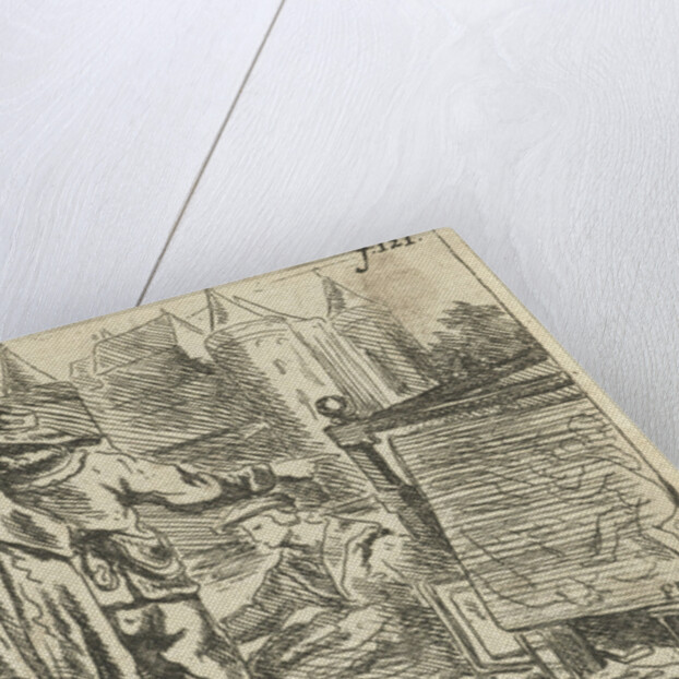 Man with fur hat pulled to his ear by Francoys Dancx