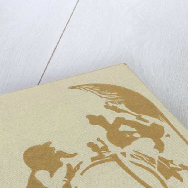 Display Block Allegory with two putti by Jacob de Wit