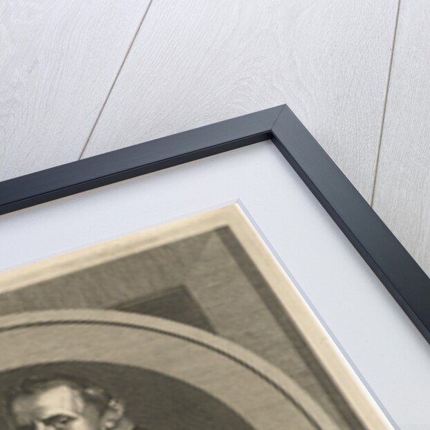 Portrait of Aubertus Miraenus by Hendrik Frans Diamaer