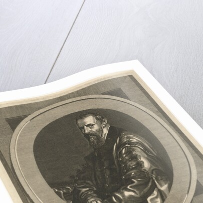 Portrait of Aubertus Miraenus by Hendrik Frans Diamaer